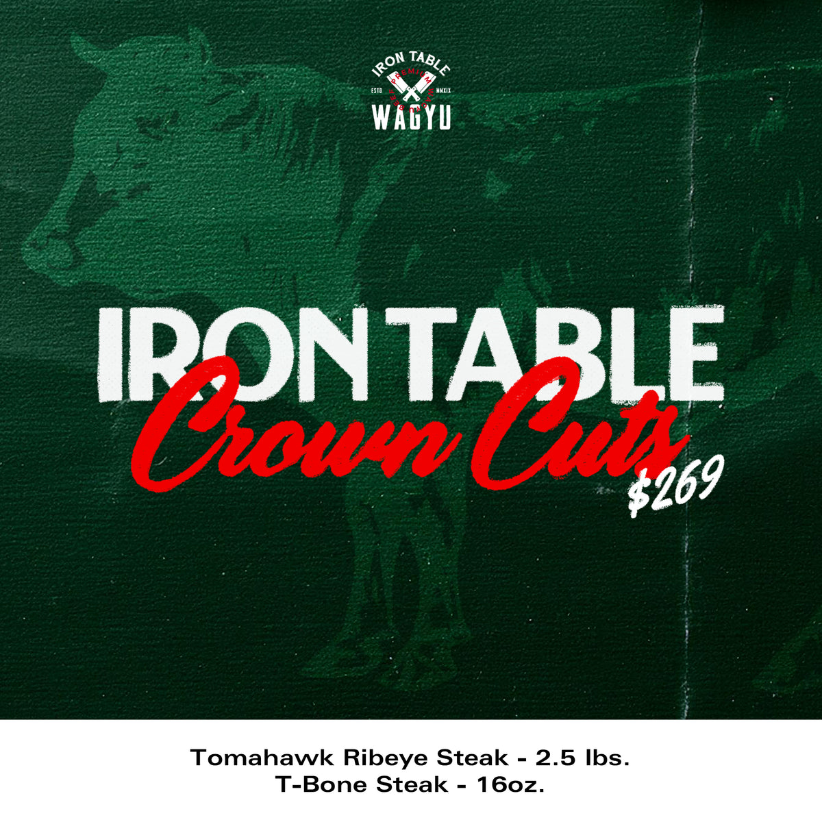 Iron Table Crown Cuts Pack